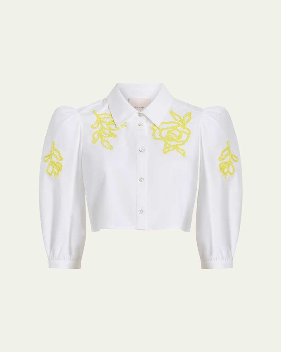 Tilda Trailing Peonies Top